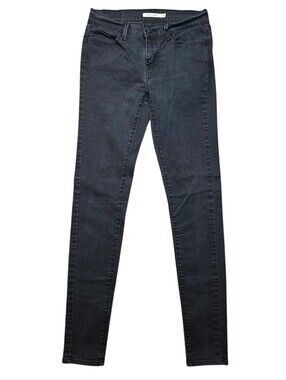 Levi's 710 28 Black Super Skinny Jeans